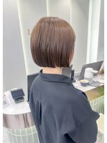 ロンドリゼル 札幌(Lond RiseL) オリーブグレー/前髪/ボブ/マロンベージュ/レイヤーカット/小顔