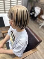 ラウラアンドロー(LAURA&RO) ミルクティーベージュダブルカラーインナーカラーケアブリーチ