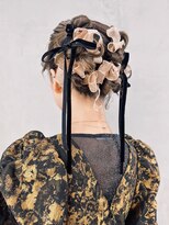 アルバム 銀座(ALBUM GINZA)&nbsp;おくれ毛ロングオリーブベージュ大人ガーリー_ba576602