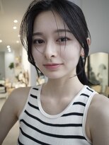 ヌヌ 渋谷 原宿 明治神宮前(nunu)&nbsp;レイヤーカットウルフカットボブグレージュオリーブべージュ