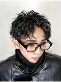 スパイラル/メンズパーマ/メンズカット/縦落ちパーマ/谷町四丁目