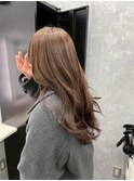 透明感ベージュカラー