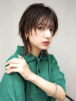 ギークス(GEEKS)&nbsp;【GEEKS渋谷】春カラー/ミディアムレイヤー/ウルフ/顔周りカット