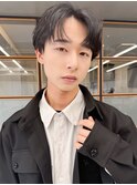 20代30代◎黒髪センターパートで爽やかビジカジ