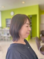 トライスター(TriStar)&nbsp;【トライスター】ラテグレージュ/明るい白髪染め/レイヤーボブ