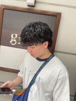 グレイス ヘアドレッシング 鷹匠(grace hair dressing)&nbsp;ミディアム×スパイラルパーマ