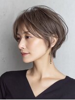 ハーツ(Heart's)&nbsp;大人可愛い40代50代くびれショートボブ丸みショート