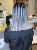 ブレイズヘアー(BLAZEhair)&nbsp;【半年放置可能】ホワイトバレイヤージュ×ブリーチ２回