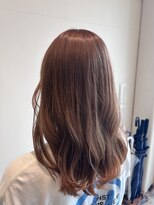 ヘアサロン エン(hair salon en.) 柔らかさとツヤ感を叶える◎ブラウンベージュカラー