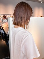 ヘアーエスクールシーユー 枚方T-SITE店(hair S.COEUR×Cu) 丸くないボブ/ヘイリーボブ/切りっぱなしボブ/大阪枚方美容室