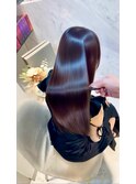 髪質改善トリートメントで叶う美髪ストレート レイヤーカット