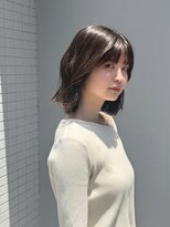 キユ(qiyu)&nbsp;ゆるふわ簡単スタイリングミディアムボブ［広島/八丁堀］
