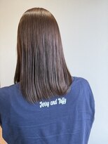 ヘアーアンドメイク グローリー(glory) マット・アッシュ透明感カラー