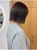 ボブ/縮毛矯正/グレージュ/北千住