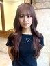 【MAMI指名】ケアブリーチ1回+カラー+髪質改善トリートメント