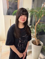 ヘアーアンドメイク ブリリアント(hair&make BRILLIANT)&nbsp;レイヤーカットサイドバング♪艶感ストレートパーマフローディア