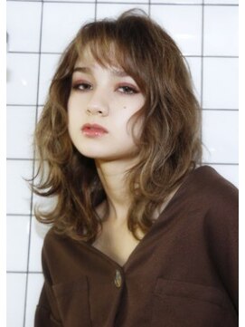 ロンド エスポワール 錦糸町(Lond espoir) 【副店長シバタ】ニュアンスウェーブ☆波巻きミディ