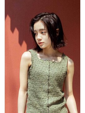 リュヌ ホロスコープ(lune horoscope) 大人切りっぱなしボブ/ミディアム/アッシュ