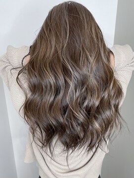 アース 上本町店(HAIR&MAKE EARTH) 20代30代40代艶感アッシュグレージュ透明感ロング