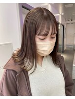 ミルクティーベージュ/ダブルカラー/ケアブリーチ/髪質改善/原宿