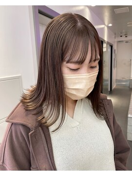 ゲーム 原宿店(GAME) ミルクティーベージュ/ダブルカラー/ケアブリーチ/髪質改善/原宿