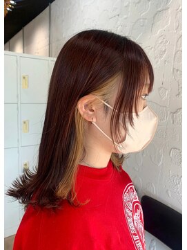 エム(EM) ダブルカラーインナーカラーホワイトベージュケアブリーチ