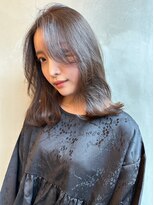 ロゼ 茨木(Rose)&nbsp;【ROSE】フレンチセピアアッシュ＿顔まわりレイヤー＿ボブ