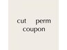 【★fuzuki8月限定クーポン★】カット+パーマ＋1stepトリートメント￥9000