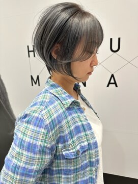 ハルキミナト ジャパン ヨコハマ(HARUKI MINATO japan YOKOHAMA) プラチナアッシュショート【10代20代30代40代】