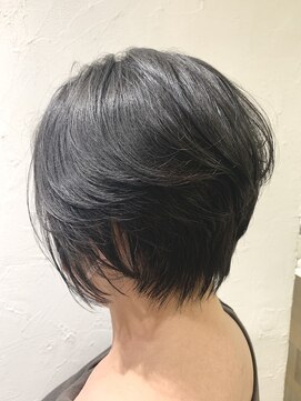 美容室 スタジアム(Stadium) 髪質改善　前下がりボブ