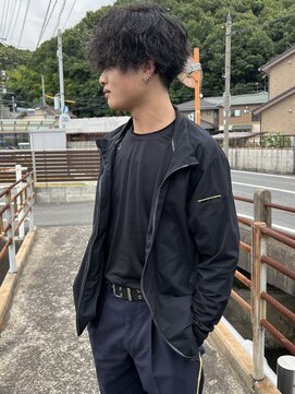 ヘアショップ ホップエム(HAIR SHOP HOP M) ロングウルフ→ミディアムマッシュ