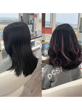 クラン ヘアーアンドスタジオ(CLAN hair & studio) ハイトーンエクステブリーチインナーミルクティーベージュ