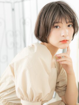 エイトサロン 八潮(8salon) 八潮/髪質改善/ミントアッシュのオン眉 大人ショートボブg