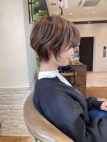 白髪ぼかしハイライト/絶壁解消/ひし形大人ショートボブ/聖