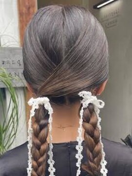 カンナ オーガニック ヘアデザイン(CANNA ORGANIC & HAIR DESIGN) 【CANNA/代官山】デザインツインテール