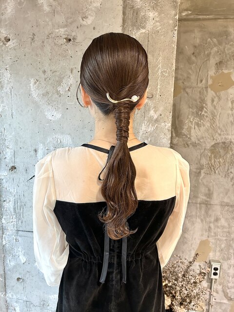 タイトヘアアレンジ