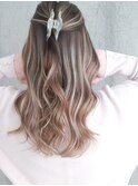 ハイライトショートヘアレイヤーカットダブルカラー