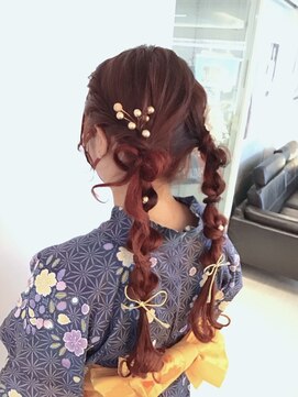 ヘアサロン ユニティ(Hair Salon Unity) 編み下ろしキュートtwin