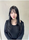 ワンホンレイヤーカット 髪質改善 ケラチントリートメント