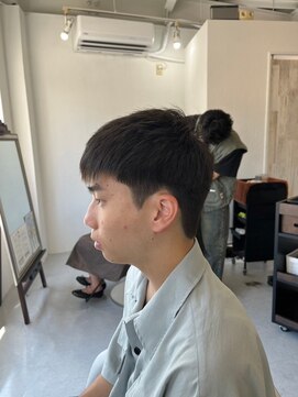 ソイクフ 四条大宮店(SOY-KUFU) 【soy-kufu】MEN'S HAIRアッシュブラックカルマパーマ