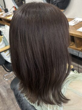 トゥルートラストトロワー 須玉店(True Trust trois) 大人可愛い20代30代40代ミディアムボブ×グレージュカラー