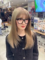 ナンバー リコ 名駅 ジャム 名古屋(N° rico JAM)&nbsp;髪質改善　ケアブリーチ　ベージュ　イエローミルクティー