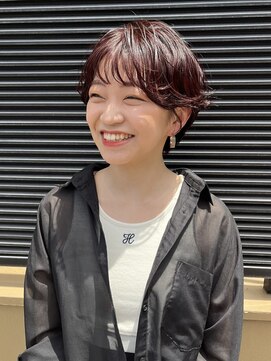 レターバイノベル(letter by novel) 大人ショートボブニュアンスパーマショートパーマボブパーマ