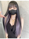インナーカラーハイトーン艶髪