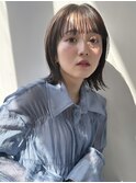 大人のシンプルレイヤーロブ 【AWAKE渡辺康則】恵比寿