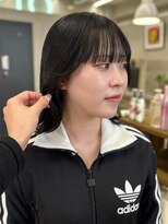 テトヘアー(teto hair) ブルーブラック、ブリーチなし、暗髪