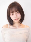 20代30代/大人可愛い/小顔ひし形/ウルフ/ミディアムレイヤー