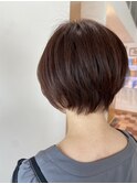 丸みのカワイイショートボブ
