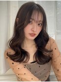 韓国くびれヘア/ロイヤルベージュブラウン/ニュアンスカラー