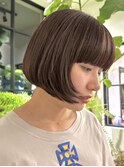 大人ショートボブ前下がりショートボブ前下がりボブひし形ボブ